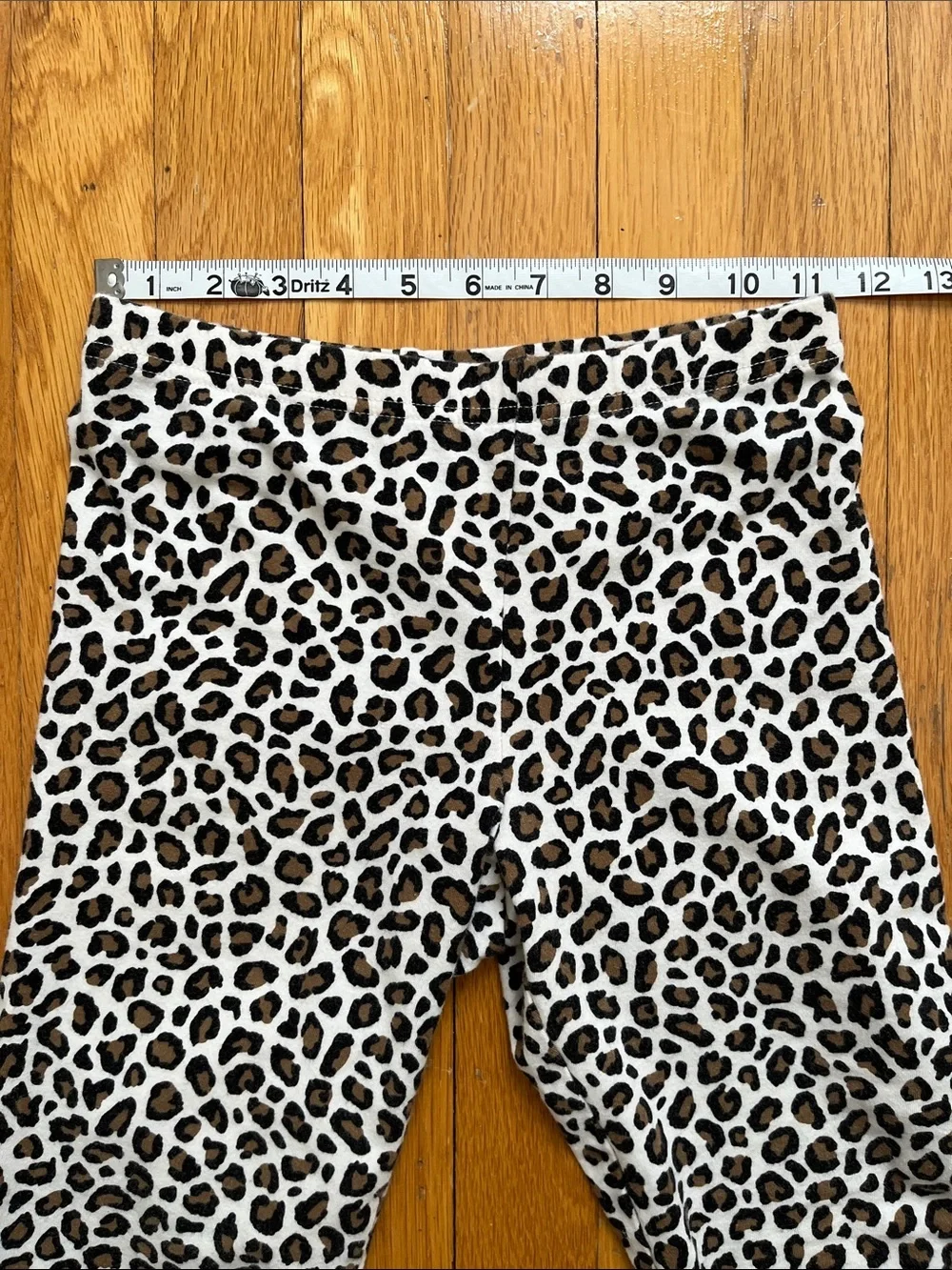 Old Navy Girls XL 14 - 16 Cotton Blend Leopard Print Leggings Stretch Pants